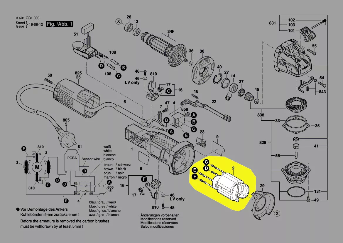 Stator réf. 1 604 220 59G Bosch